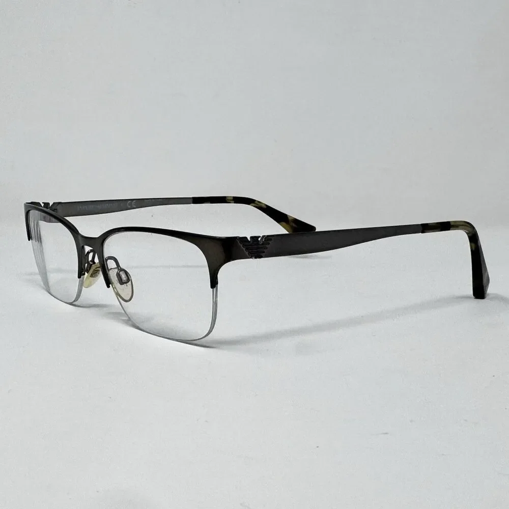 Emporio Armani EA1019 3003 Matte Gunmetal Eyeglass Frames 52-17-140
